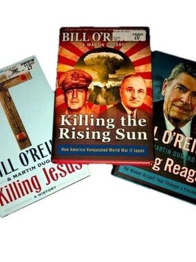 Bill O'Reilly Book Bundle of 3 Killing: Reagan - Rising Sun - Jesus
